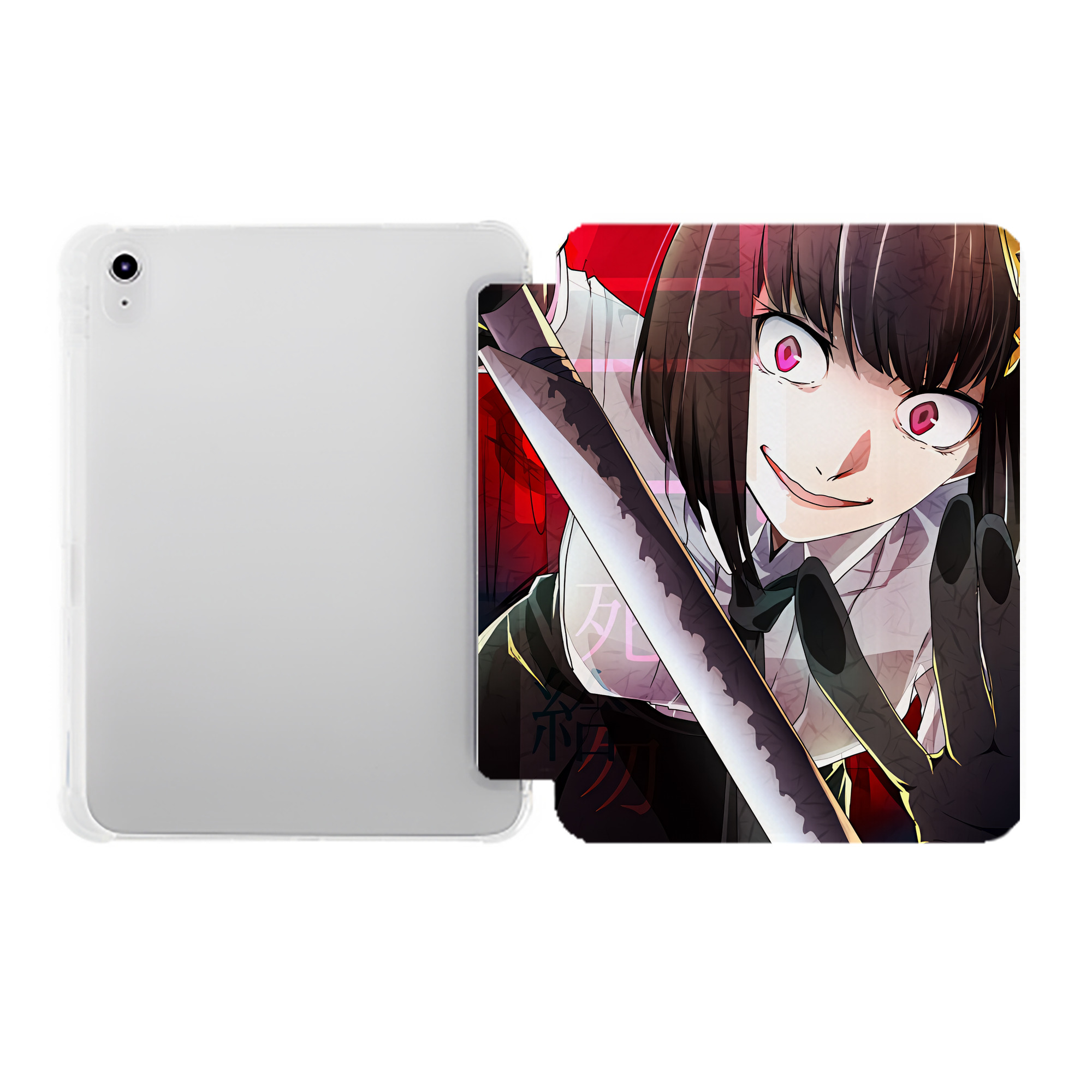 （画像用） 文豪ストレイドッグス Bungo Stray Dogs IPad ケース ペン収納付き 三つ折りスタンド PUレザー×シリコン 対応機種9.5/10.5/10.9インチ